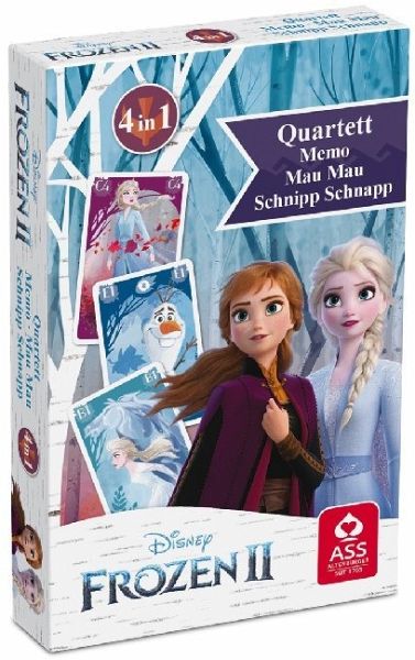 Disney Frozen 2 / Die Eiskönigin - Quartett & Aktionsspiel