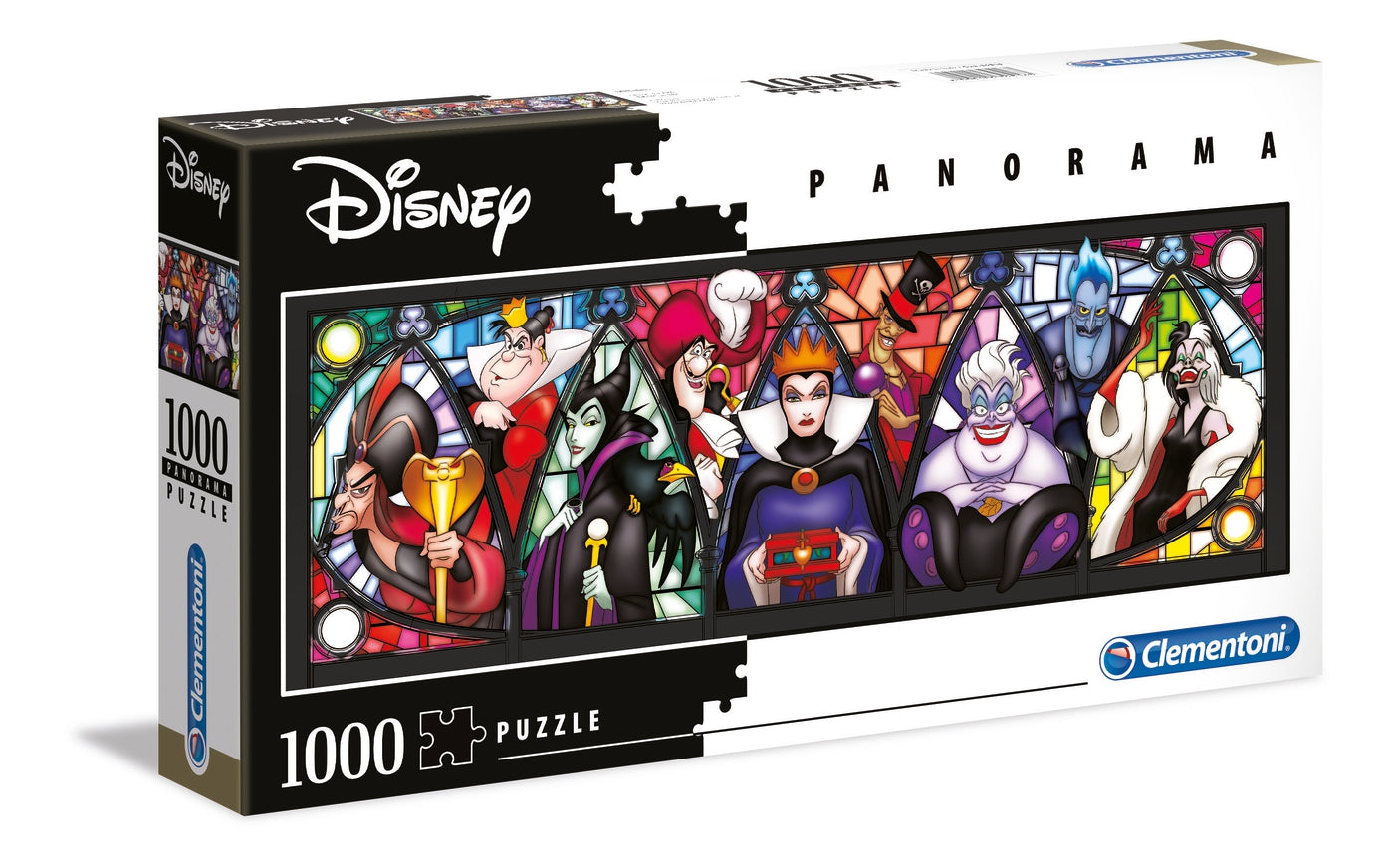 Clementoni 39516 - Disney Villains - 1000 Teile Puzzle - Panorama Collection