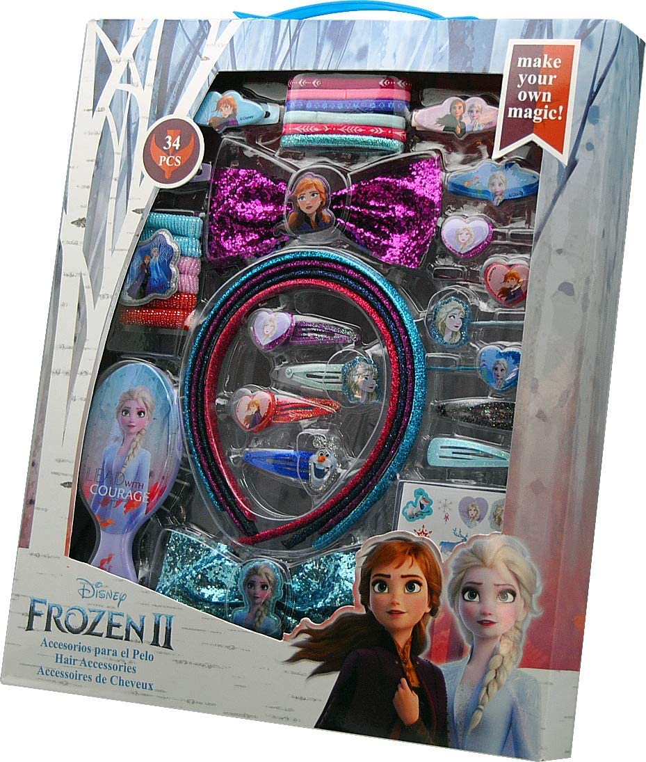 Disney Frozen 2 / Die Eiskönigin 2 -  Set - 34 teilig -  mit Schmuck und Haarschmuck