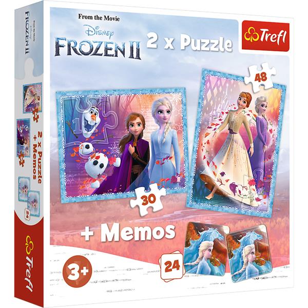 Puzzle und Memo - Disney Frozen 2 2in1 30+48 Teile