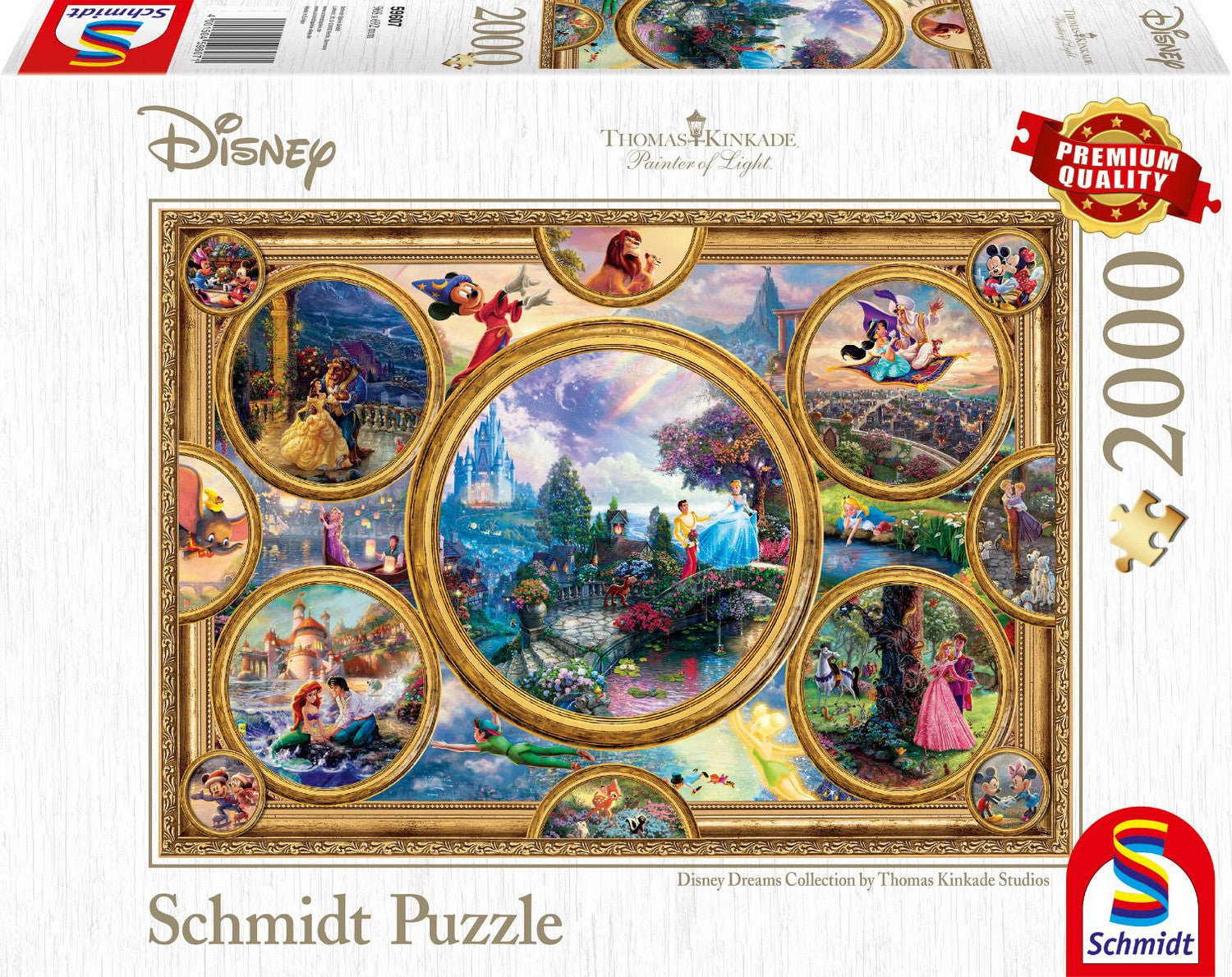 Disney  Dreams Collage - 2000 Teile Puzzle (Thomas Kinkade)
