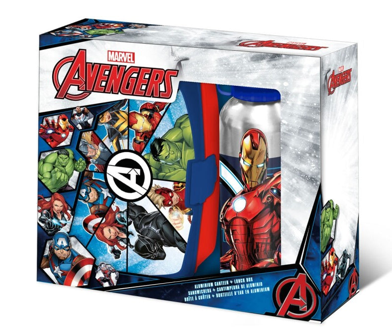 Marvel: Avengers - Lunchset: Brotdose & Trinkflasche
