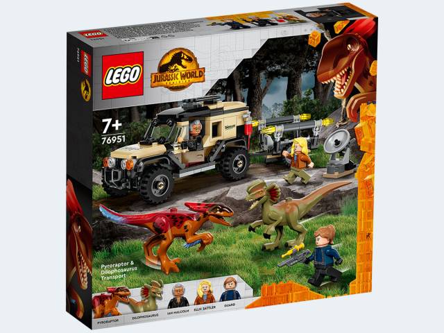 LEGO® 76951 - Jurassic World - Pyroraptor & Dilophosaurus Transport
